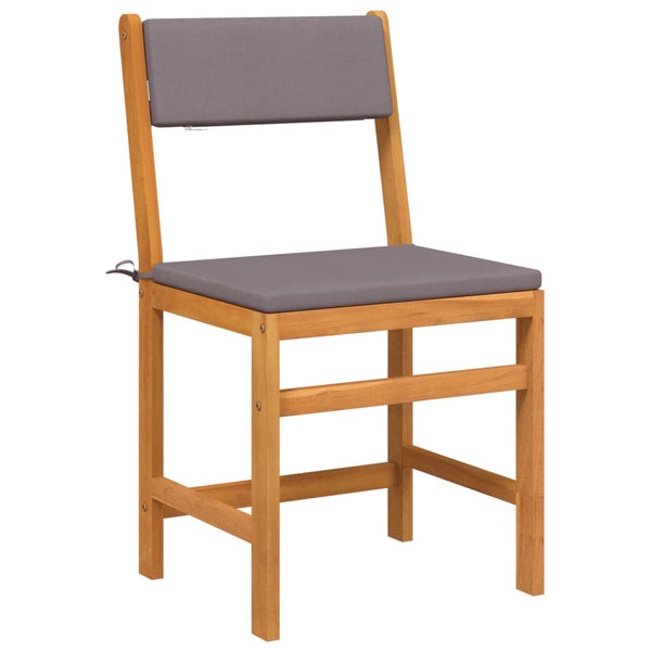 Giurgia 3-osainen parvekesarja tyynyillä (akasiapuu)