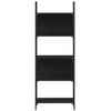 Musta kirjahylly Tancred 60,5x24x166,5cm (5 tasoa, puinen)