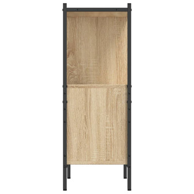 Kirjahylly Sonoma-tammi 72x28x77,5 cm tekninen puu