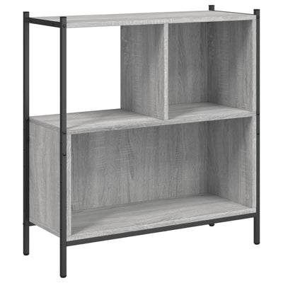 Kirjahylly harmaa Sonoma 72x28x77,5 cm tekninen puu