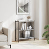Kirjahylly harmaa Sonoma 72x28x77,5 cm tekninen puu