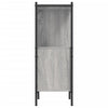 Kirjahylly harmaa Sonoma 72x28x77,5 cm tekninen puu