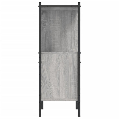 Kirjahylly harmaa Sonoma 72x28x77,5 cm tekninen puu