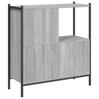 Kirjahylly harmaa Sonoma 72x28x77,5 cm tekninen puu