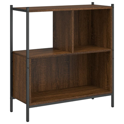 Kirjahylly ruskea tammi 72x28x77,5 cm tekninen puu