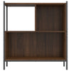 Kirjahylly ruskea tammi 72x28x77,5 cm tekninen puu