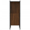 Kirjahylly ruskea tammi 72x28x77,5 cm tekninen puu