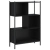 Kirjahylly musta 72x28x109 cm tekninen puu