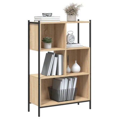Kirjahylly Sonoma-tammi 72x28x109 cm tekninen puu