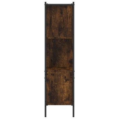 Kirjahylly savutammi 72x28x109 cm tekninen puu