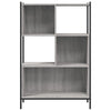 Kirjahylly harmaa Sonoma 72x28x109 cm tekninen puu