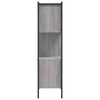 Kirjahylly harmaa Sonoma 72x28x109 cm tekninen puu
