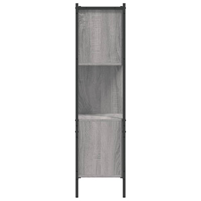 Kirjahylly harmaa Sonoma 72x28x109 cm tekninen puu