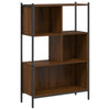 Kirjahylly ruskea tammi 72x28x109 cm tekninen puu
