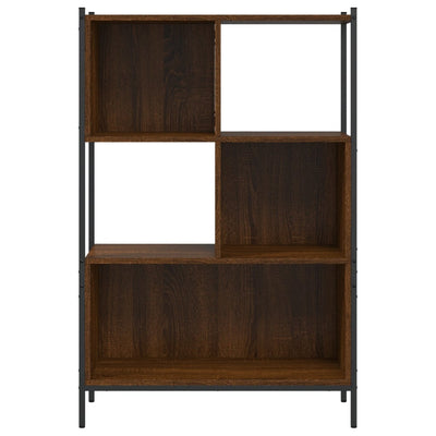 Kirjahylly ruskea tammi 72x28x109 cm tekninen puu