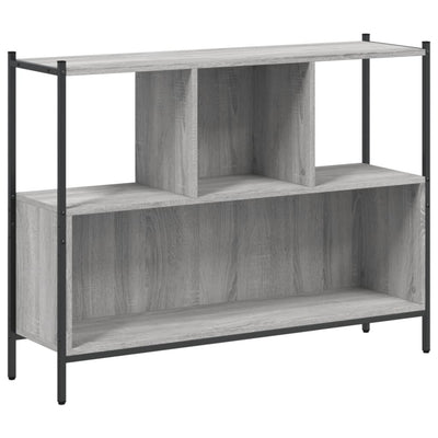 Kirjahylly harmaa Sonoma 102x28x77,5 cm tekninen puu