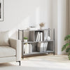 Kirjahylly harmaa Sonoma 102x28x77,5 cm tekninen puu