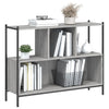 Kirjahylly harmaa Sonoma 102x28x77,5 cm tekninen puu