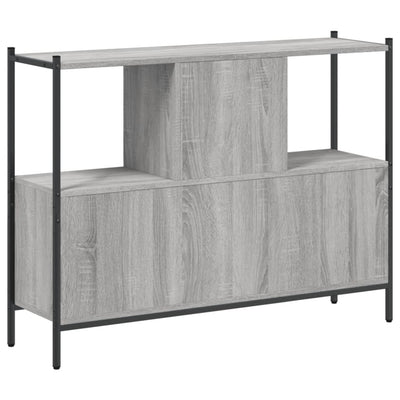 Kirjahylly harmaa Sonoma 102x28x77,5 cm tekninen puu