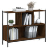 Kirjahylly ruskea tammi 102x28x77,5 cm tekninen puu