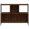 Kirjahylly ruskea tammi 102x28x77,5 cm tekninen puu