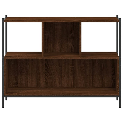 Kirjahylly ruskea tammi 102x28x77,5 cm tekninen puu