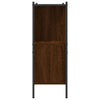 Kirjahylly ruskea tammi 102x28x77,5 cm tekninen puu