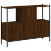 Kirjahylly ruskea tammi 102x28x77,5 cm tekninen puu