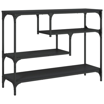 Konsolipöytä musta 100x30x75 cm tekninen puu