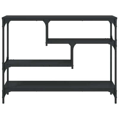 Konsolipöytä musta 100x30x75 cm tekninen puu