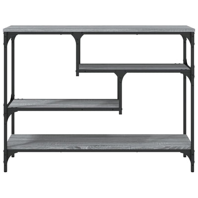 Konsolipöytä harmaa Sonoma 100x30x75 cm tekninen puu
