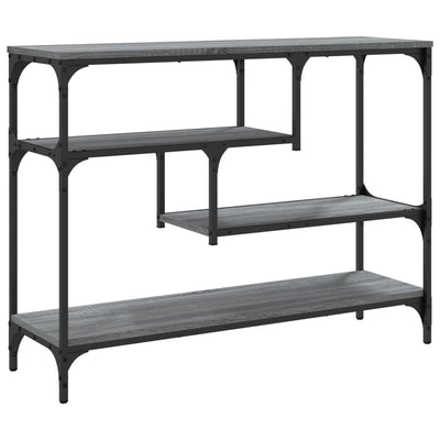 Konsolipöytä harmaa Sonoma 100x30x75 cm tekninen puu