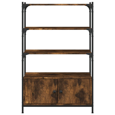 Kirjahylly 3 tasoa savutammi 70x30x109,5 cm tekninen puu