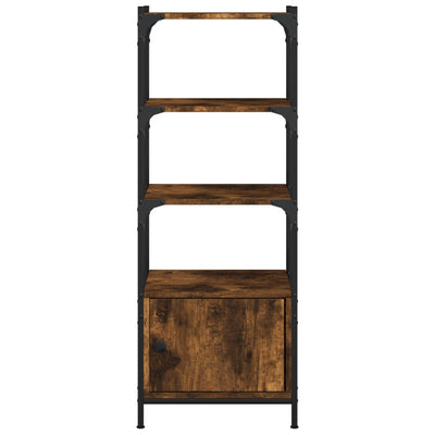 Kirjahylly 3 tasoa savutammi 41x30x109,5 cm tekninen puu