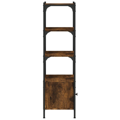 Kirjahylly 3 tasoa savutammi 41x30x109,5 cm tekninen puu