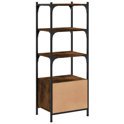 Kirjahylly 3 tasoa savutammi 41x30x109,5 cm tekninen puu
