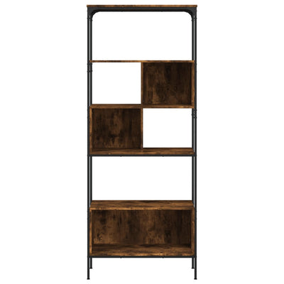 Kirjahylly 5 tasoa savutammi 76x33x188,5 cm tekninen puu