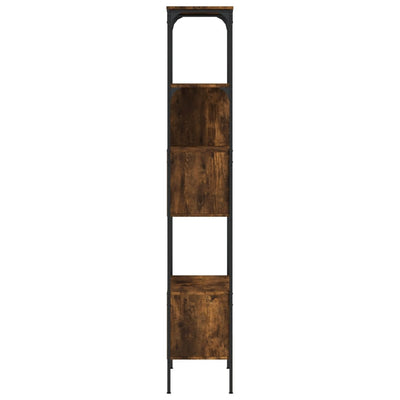 Kirjahylly 5 tasoa savutammi 76x33x188,5 cm tekninen puu