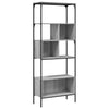 Kirjahylly 5 tasoa harmaa Sonoma 76x33x188,5 cm tekninen puu
