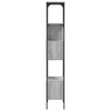 Kirjahylly 5 tasoa harmaa Sonoma 76x33x188,5 cm tekninen puu