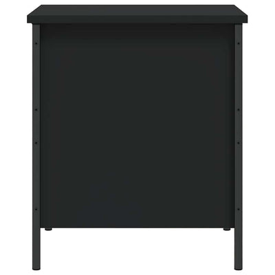 Musta säilytyspenkki Siliminel 40x42,5x50cm (puinen)