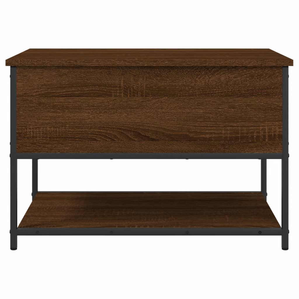 Ruskea säilytyspenkki Benita 70x42,5x47cm (puinen)