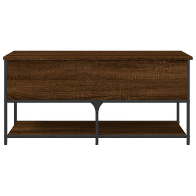 Säilytyspenkki ruskea tammi 100x42,5x47 cm tekninen puu