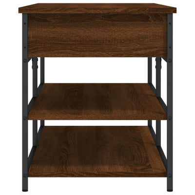 Ruskea kenkäpenkki Gheta 100x42,5x50cm (tammi, puinen)