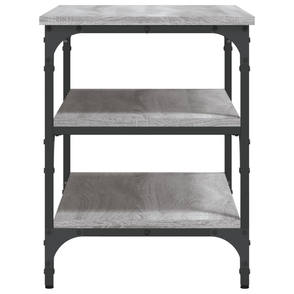 Harmaa kenkäpenkki Phuong 70x38,5x49cm (puinen)