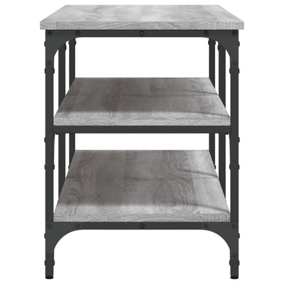 Kenkäpenkki harmaa Sonoma 100x38,5x49 cm tekninen puu