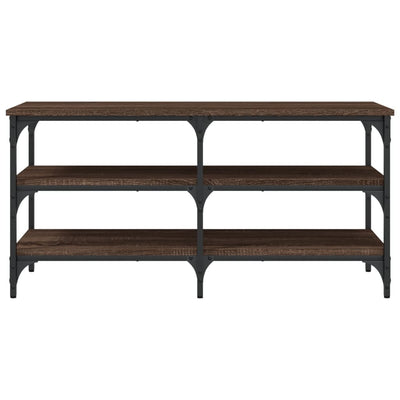 Ruskea kenkäpenkki Phuong 100x38,5x49cm (tammi, puinen)