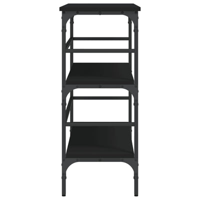 Musta konsolipöytä Albinica 100x32x75cm (puinen)