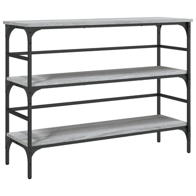 Konsolipöytä harmaa Sonoma 100x32x75 cm tekninen puu