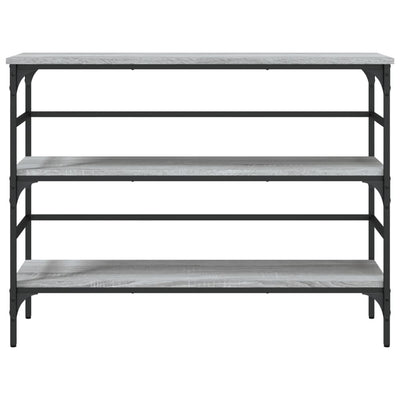 Konsolipöytä harmaa Sonoma 100x32x75 cm tekninen puu